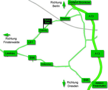 Kawasaki Sportmotorcycles in G�llnitz, Gartenweg 1